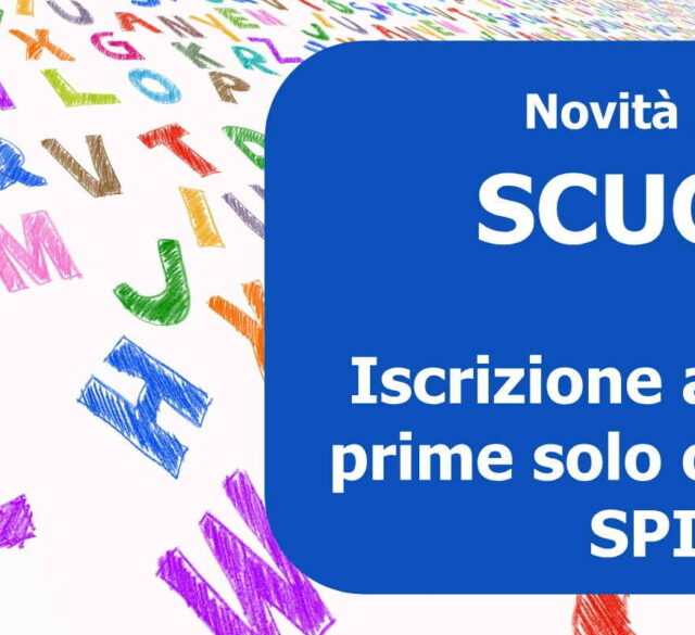 Scuola, iscrizione studenti alle classi prime solo online con SPID
